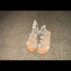 dolce vita ankle tie up sandals